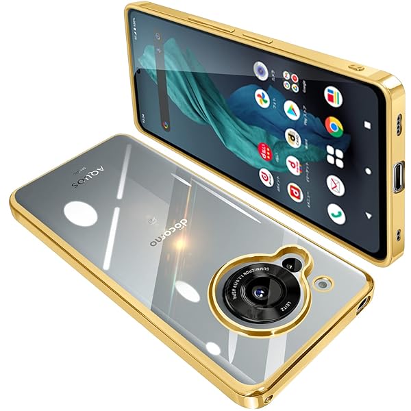 AQUOS R7 ケース SH-52C クリア 透明 ガバー スマホケース 耐衝撃 TPU 薄型 シリコン スリム 擦り傷