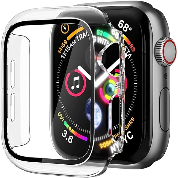 for Apple Watch ケース Apple Watch Series 6/SE3/SE2/SE/5/4 44mm 用 ケース 一体型 傷防止 耐衝撃 ..