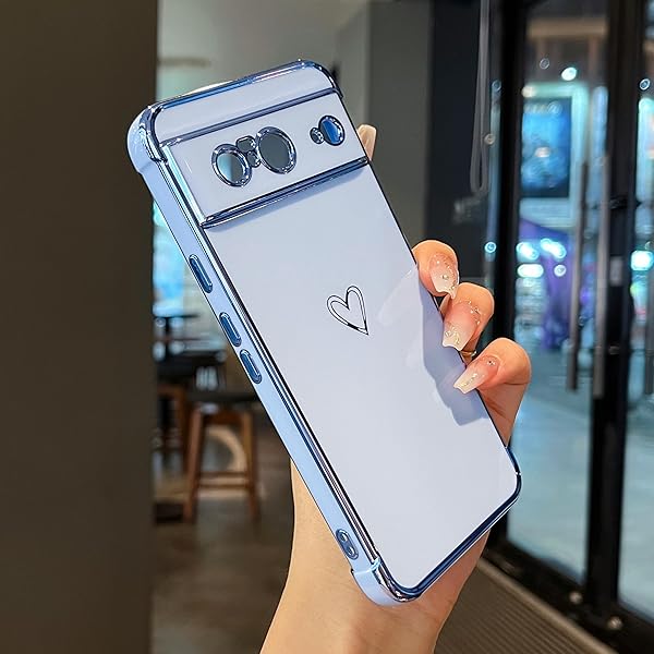 Google Pixel 8 用 ハートケース おしゃれ 韓国 かわいい グーグル ピクセル 8 ケース 柔軟な TPU