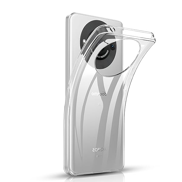 AQUOS R8 pro 用 ケース 薄型 軽量 衝撃吸収 黄ばみ無し ワイヤレス充電対応 ストラップホール付