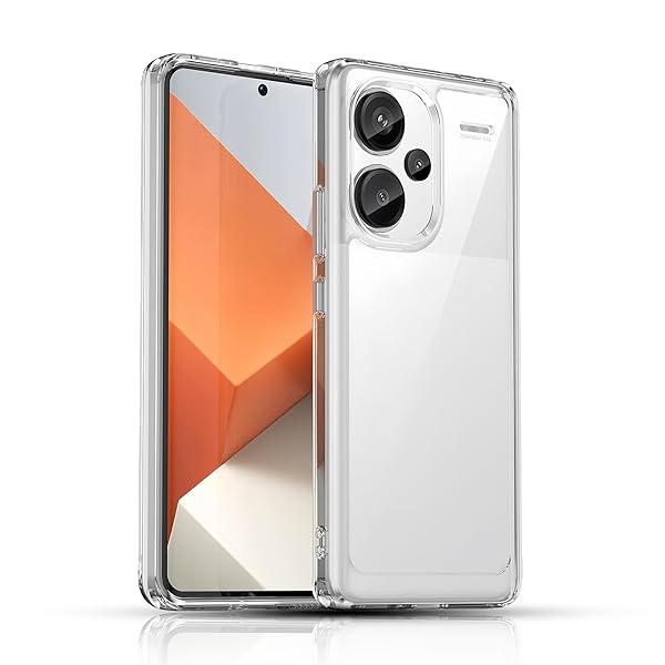 FOR Redmi Note 13 Pro+ 5G ケース クリア 耐衝撃 HD超透明 軽·薄型TPU シャオミ Xiaomi Redmi Note 13 Pro Plus