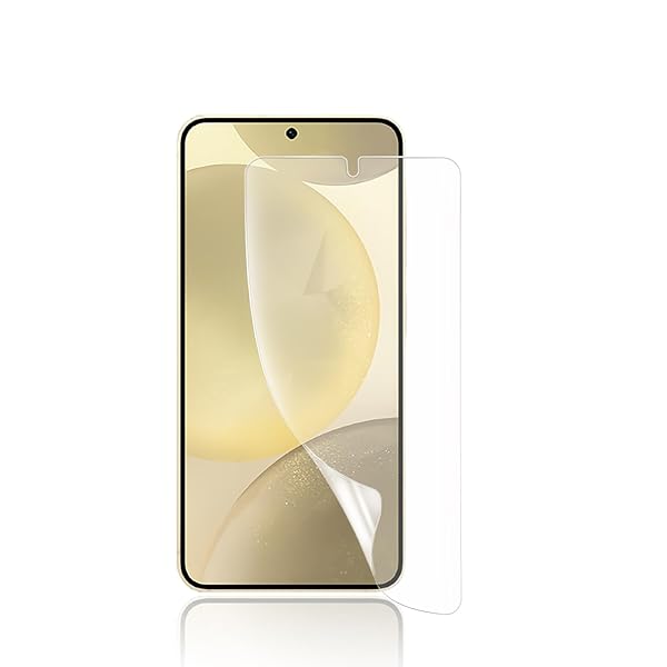 【アンチグレア】FOR Galaxy S24 / Galaxy S25フィルム 柔軟性TPU制 液晶保護フィルム ガイド枠付き S