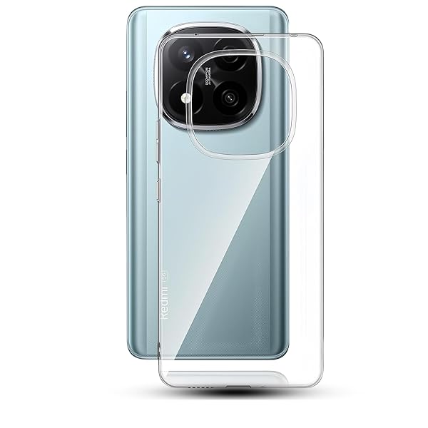 Redmi Note 14 Pro 5G ケース TPU素材製 クリア 耐衝撃 レンズ保護 ソフト シリコンケース 極薄 軽