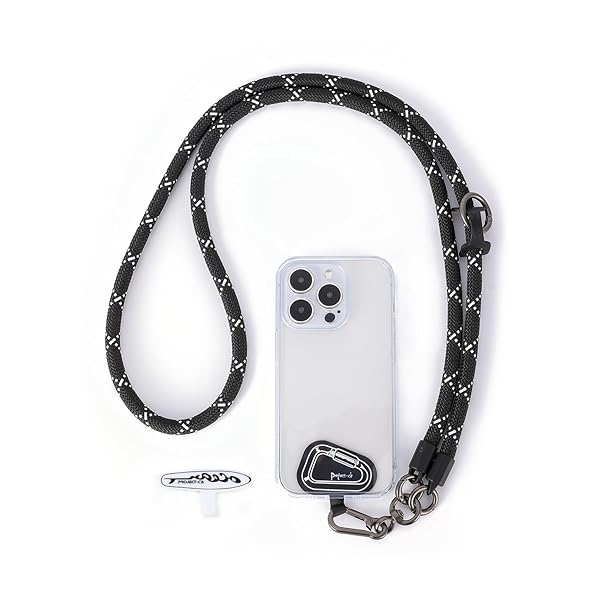 スマホストラップ ストラップホルダー *2 首掛け ショルダー 斜めがけ 極太 携帯ストラップ