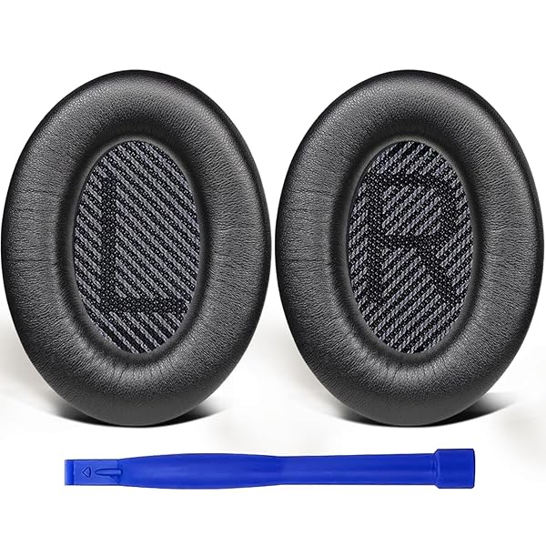 イヤーパッド イヤークッション Bose QuietComfort 35 & 35ii (QC35 & QC35ii) 用 ヘッドホン パッド 柔軟