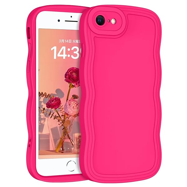iPhoneSe ウェーブ ケース iPhone7 8 いPhone SE 7 8 ケース うねうね 可愛い se第2世代 se第3世代人気