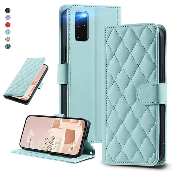 UnivoColors Galaxy S20 Plus 5G(SC-52A/SCG02) キルティングレザー調 手帳型ケース エレガント 高質PU マ