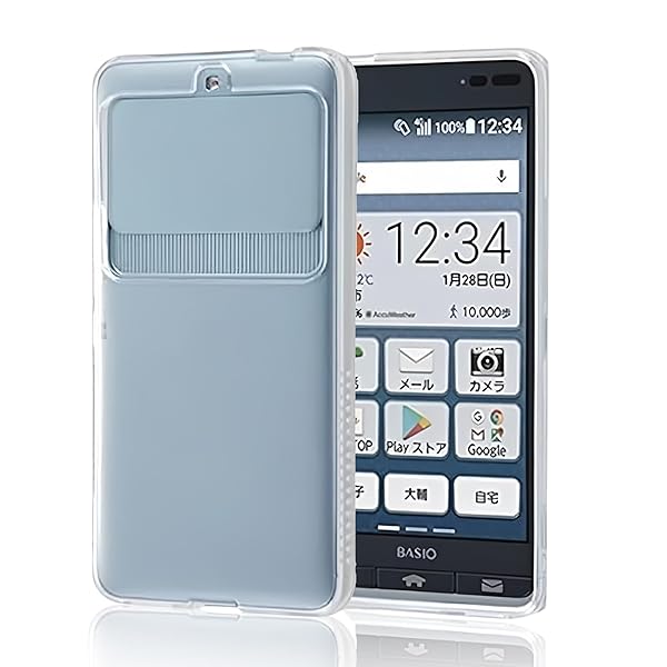 au KYOCERA BASIO3 KYV43 ケース京セラ BASIO3 KYV43 ソフトケースクリア ケース 耐衝撃 TPU ケース 擦り