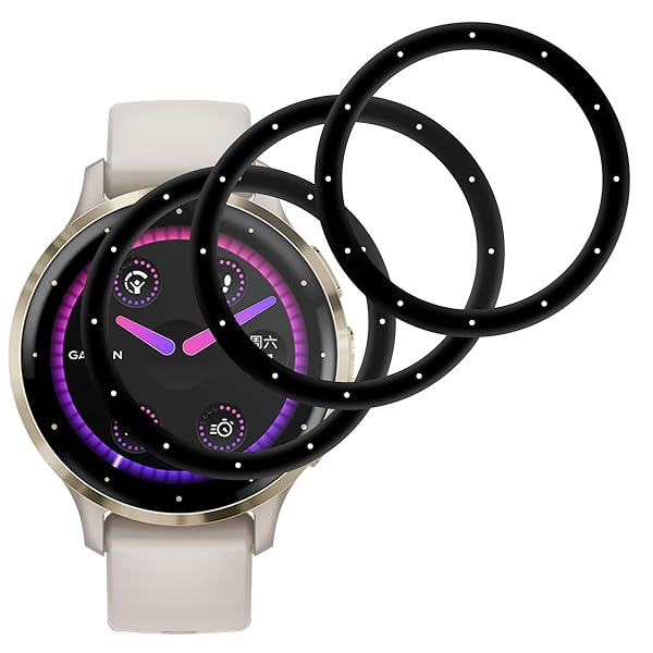 【3枚セット-高 品質】対応 Garmin Venu 3S フイルム Venu 3S ガラスフィルム保護フィルム 画面保護