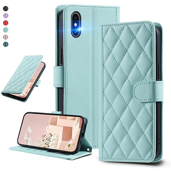 UnivoColors アイフォン Xs Max キルティグレザー調 手帳型ケース エレガント 高質PU マグネット開