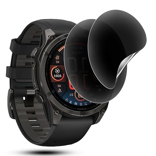 【覗き見防止フィルム 2枚セット】For GARMIN(ガーミン)fenix 8 Sapphire AMOLED 47mm専用 液晶保護フィ