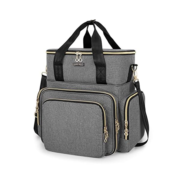 マニキュアケース 70ボトル用（15ml） ネイルライト ネイル道具 収納 3WAY 持ち運び グレー