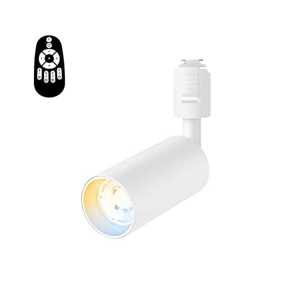 スポットライト ダクトレール用 4.5W（40W形相当） リモコン付き ライティングレール用 LED内蔵式 電球..