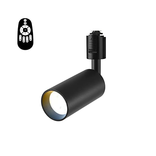 スポットライト ダクトレール用 4.5W（40W形相当） リモコン付き ライティングレール用 LED内蔵式 電球..