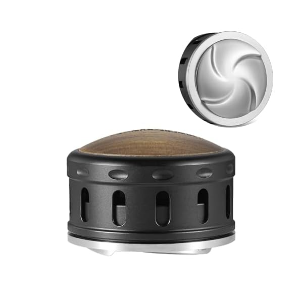 エスプレッソ ディストリビューター 51mm 重力式コーヒーディストリビューター 誤って押すことを防ぐ設..