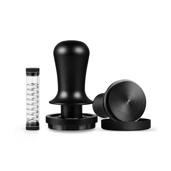 51mm コーヒータンパー 30lb エスプレッソタンパー 定圧タンパー 音のフィードバック 押しやすい 黒曜..