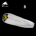 3F UL GEAR アップグレード TYVEK 寝袋カバー換気防湿温暖化すべての汚れインナーライナービビィ寝袋