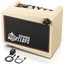 ミニギターアンプ 5W 7種類アンプモデル モデリングアンプ コンパクト 40種類ドラムマシンタイプ ディレイ リバーブ エフェクター内蔵 ワイヤレス接続 電池駆動 ヘッドホンとAUX IN端子付き 自宅練習(2)