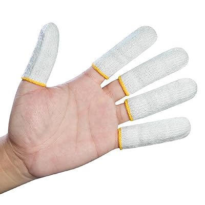指サック 手湿疹 指先保護 10個入り お肌に優しい純綿100％ ひび割れ 通気性のある汗止め