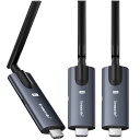 ワイヤレス HDMI 送受信機セット 無線 1×送信機+2×受信機 小型 受信機4台増設可能 拡張モード対応 HDMI 無線化 WIFI/設定不要 1080Pフ...