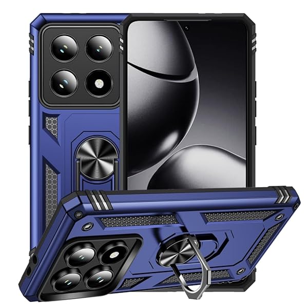 For Xiaomi 14T Pro ケース Magsafe対応 TPU+PC素材製 一体型リングバックル薄型軽量 衝撃吸収 傷つけ..