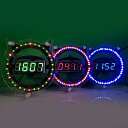 LED楽しい目覚まし時計DIY電子はんだ付けキット多機能時計クリエイティブライト制御温度アセンブリ溶接キット
