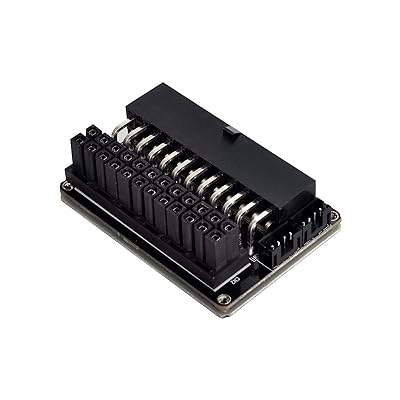 Cablecc ATX24ピンメスから24ピンオス90度アダプタメインボードマザーボード、RGB Led for Desktops PC Supply