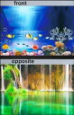 水槽の背景高精細画像 3D 立体壁紙背景絵画両面水族館の装飾