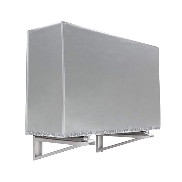 エアコン室外機カバー 雪 冬 収納 大型 家庭用 (L)