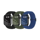【3枚入り】 コンパチブル アップルウォッチ バンド 49mm 46mm 45mm 44mm 42mm 編み込み Apple Watch ナイロンバンド 伸縮性...
