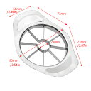 ステンレス鋼アップルカッタースライサー野菜果物ツールフルーツスライサーキッチンガジェットキッチンアクセサリー多機能ツール