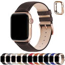 アップルウォッチ バンド Apple Watch バンド アップルウォッチベルト 本革 装着簡単 保護ケース付き レディース メンズ 1/2/3/4/5/6/7...