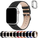 アップルウォッチ バンド Apple Watch バンド アップルウォッチベルト 本革 装着簡単 保護ケース付き レディース メンズ 1/2/3/4/5/6/7...