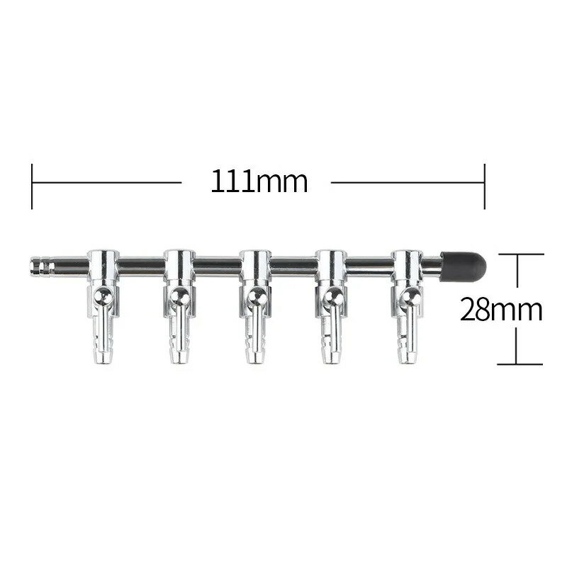 水族館 1-8 ウェイエアスプリッターバルブ水槽エアポンプフロースプリッターディストリビューターポンプバルブタップレバー制御スイッチバルブ