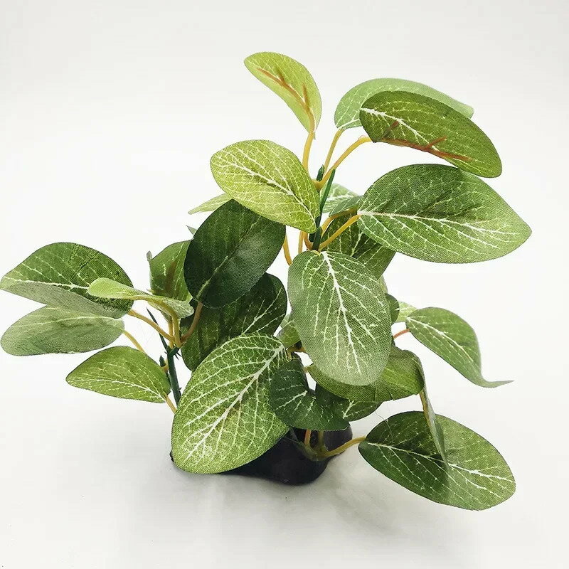 新しいプラスチック水族館植物の装飾水槽水中人工芝飾り装飾