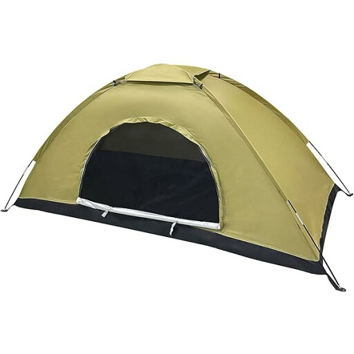 テント コンパクト 迷彩柄 キャンプテント ソロテント 小型テント 防災 緊急 【アウトドア用品】 (一人用カーキ) テント コンパクト 迷彩柄 キャンプテント ソロテント 小型テント 防災 緊急 【アウトドア用品】 (一人用カーキ)