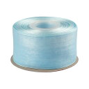 幅50mm オーガンジーリボン 長さ45m 結婚式 服飾 ラッピング ちょう結び リボン #311ブルーミスト(3)