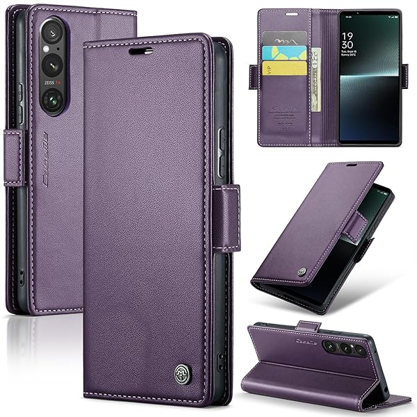 Xperia 1 V SO-51D SOG10 б  Ģ PU쥶  ڥꥢ1 V ݸС ׷ɻ ...