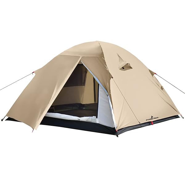 (パイクスピーク) ドームテント ツーリング テント ソロ 1人用 2～3人用 TOURING DOME 5色 軽量 コンパクト キャンプ テント バイク積載 (SANDKHAKI)