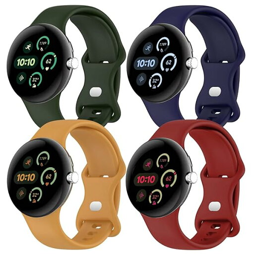 【4パック】for Pixel watch 3/2/1 バンド 45mm 41mm コンパチブル グーグル Pixel ウォッチ 3/2/1 バンド 、コンパチブル Google Pixel Watch 3/2/1 バンド、ベルト、シリコン、スポーツ 【4パック】for Pixel watch 3/2/1 バンド 45mm 41mm コンパチブル グーグル Pixel ウォッチ 3/2/1 バンド 、コンパチブル Google Pixel Watch 3/2/1 バンド、ベルト、シリコン、スポーツ