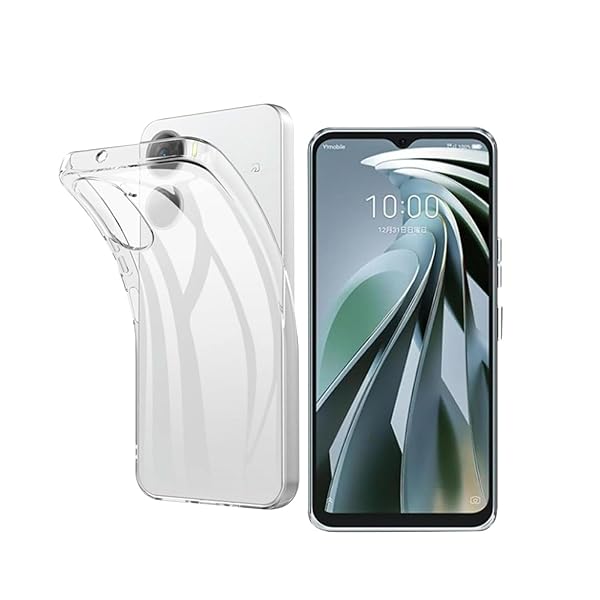 対応ZTE Libero 5G IV A302ZT / ZTE nubia Ivy Z6561J用のケース 柔軟 カバー 薄型 全透明ZTE nubia Ivy Z6561J耐衝撃 カバー 透明 メッキ加工 TPU素材 薄型 軽量 スマホカバー アク