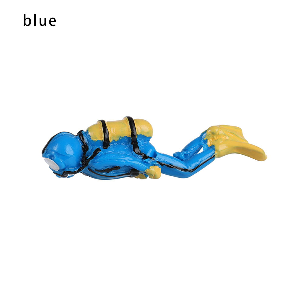 水族館の装飾宝箱ボックスダイバーモデルユニークな海底水槽クラフト置物ミニチュア風景アンティーク装飾