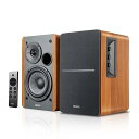 R1280DBs パワードブックシェルフスピーカー Bluetooth V5.1,【アップグレード】サブウーファー出力と精密リモコン, ブルートゥース/RCA/AUX/光/同軸入力,アンプ内蔵 4インチウーファー,42W出力,ターンテーブル/TV/デ