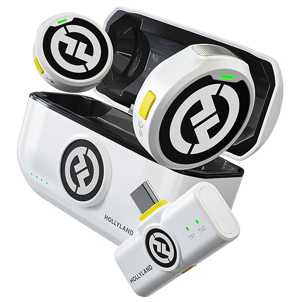 Hollyland「2024新機」Lark M2 USB Type-C-ワイヤレスマイク-ピンマイク-軽量9g-48Khz/24Bit-USB Type-Cシリ...