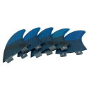 UP SURF サーフボード フィン 5フィン Double Tabs 対応 K2.1サイズ 5枚セット サーフィン カーボン surfboard fins(ブ...