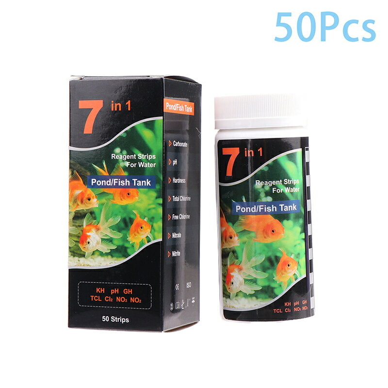高硬度テストストリップ,魚のテストセット,非常に簡単,7 in 1, 50個,100個