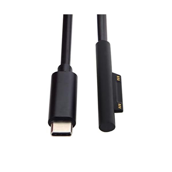 USB C - DC 12-15V Surface Pro3 Pro4 Pro5 Pro6 Book PD 65W 充電ケーブル