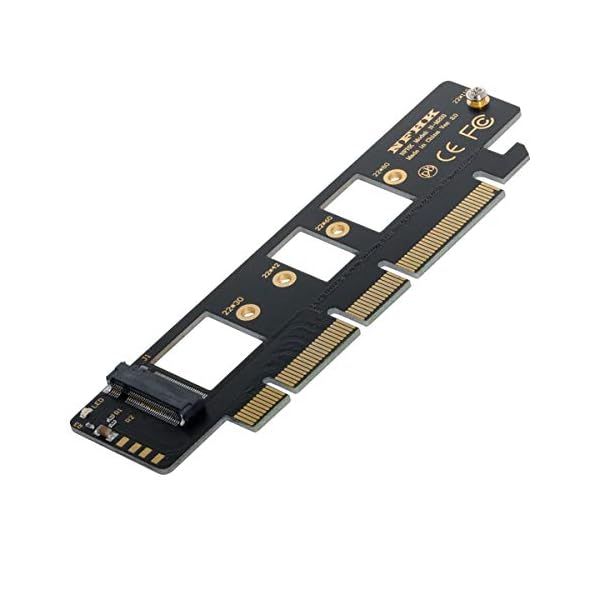 M.2 NVME to PCIe 3.0 X16 アダプター NVME/AHCI SSD to PCI Express 拡張カードアダプター 110mm SSD用
