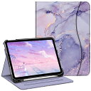 iPad 第11世代 (A16、2025) / 第10世代 (2022) ケース 11/10.9インチ 保護カバー Apple Pencil 収納可能 2つ折スタンド マルチ視角 オートスリープ機能付き ポケット付き 傷つけ防止 PU合成レザー(柄(2)