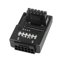アダプター 12VHPWR ATX3.0 PCI-E5.0 電源モジュラー オス-メス 延長アダプター 下向き90度 3080 3090TI PSU 16ピン 12+4P グラフィックスカード用(2)